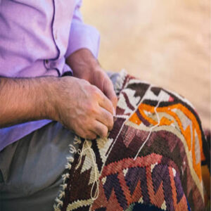 رفوی فرش در فرشته